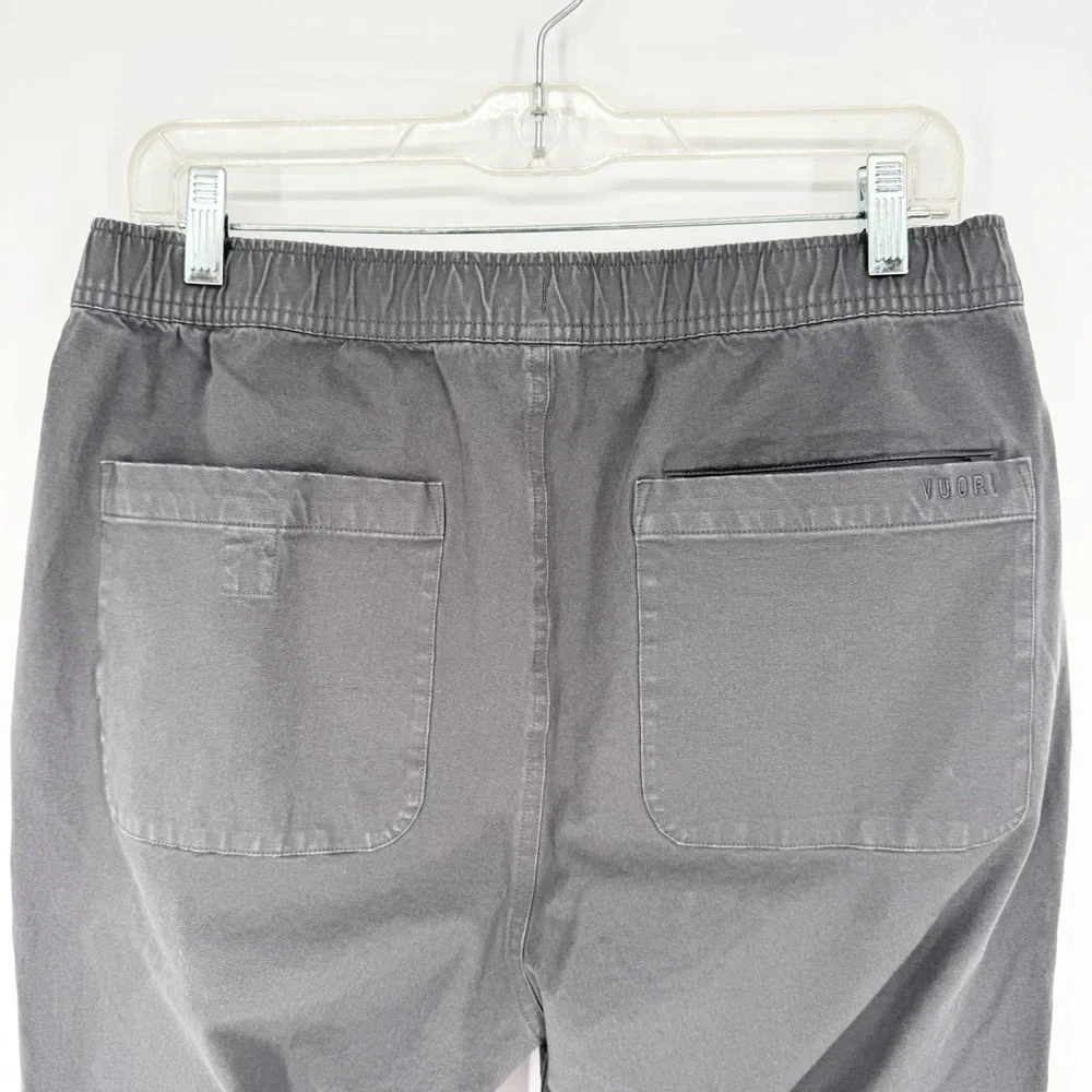 Vuori All Ways Elastic Waist Pant Grey Size M‎ Outdoor Athleisure Sporty Dressy